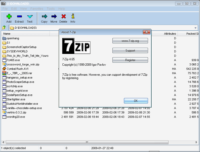 7-zip filemanager 64 bit 18.06 free download